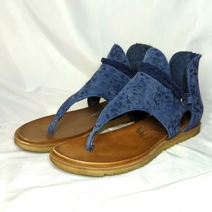 Very G Denim Sariah Leopard Sandal